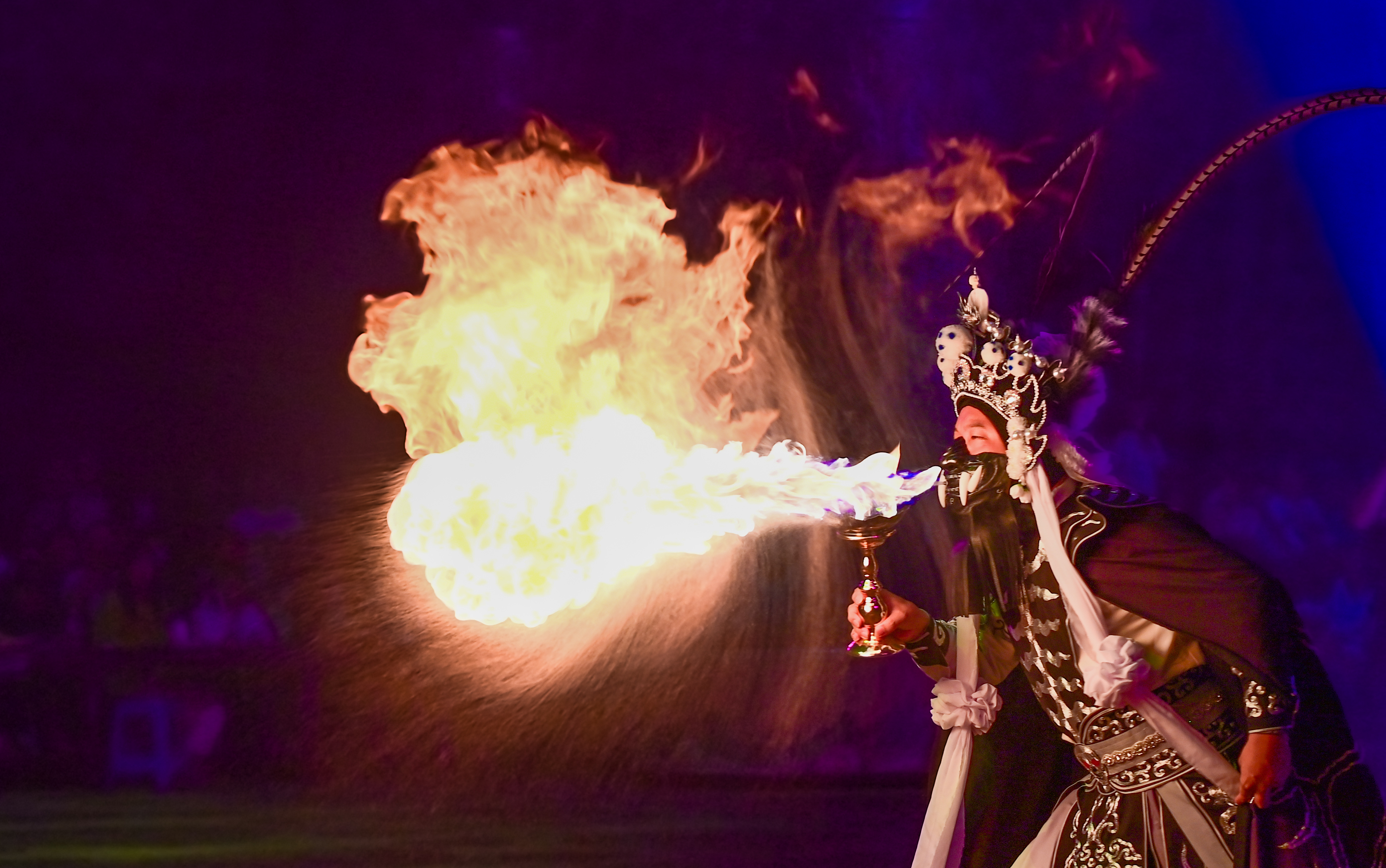 The Ordos Cultural Industry Park in Ordos City, Inner Mongolia Autonomous Region, is actively promoting holiday tourism through cultural experiences during the National Day and Mid-Autumn Festival holiday. /IC