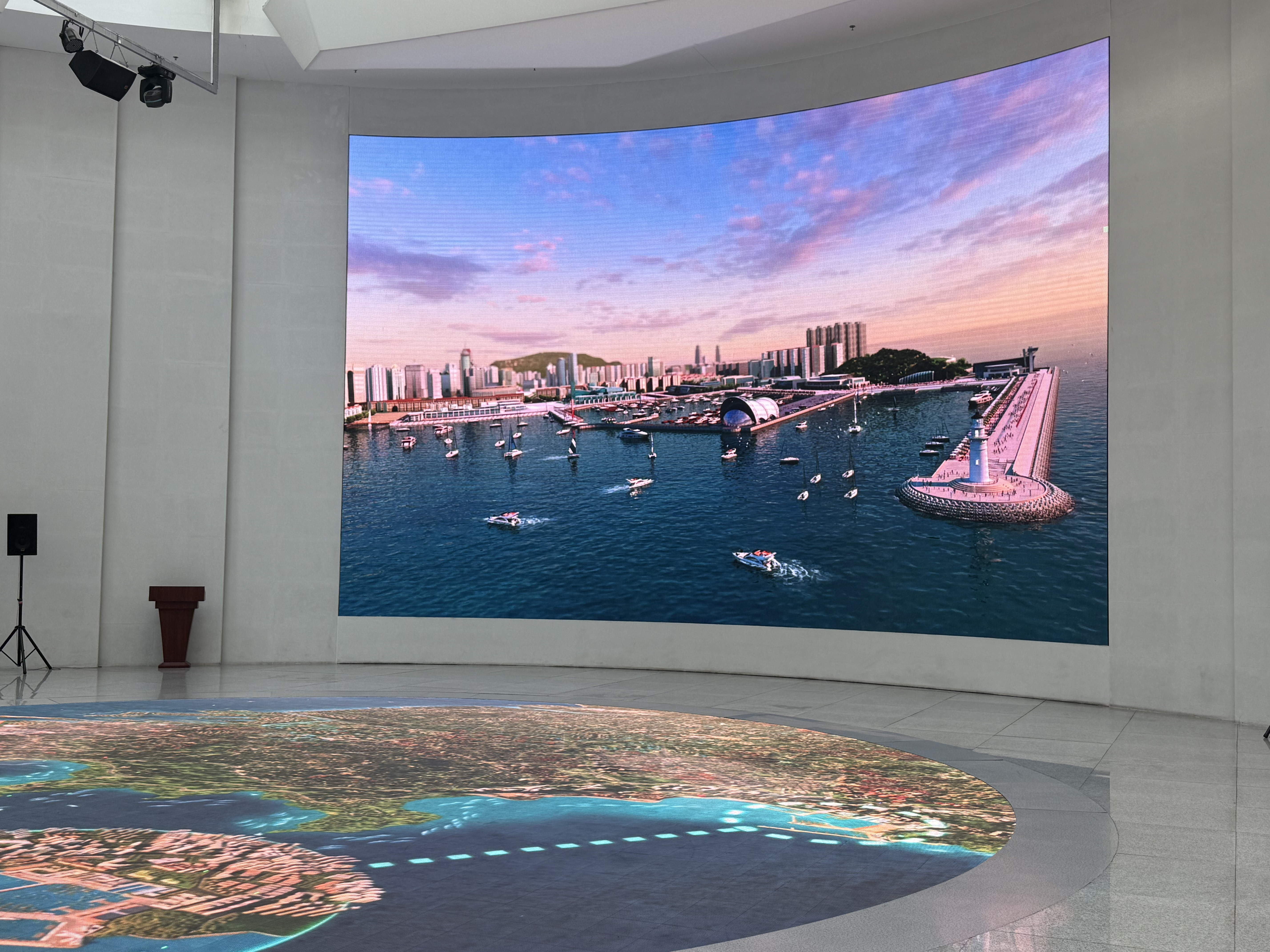 Inside view of the Olympic Sailing Center in Qingdao, September 2025, Qingdao, China /Zaruhi Poghosyan