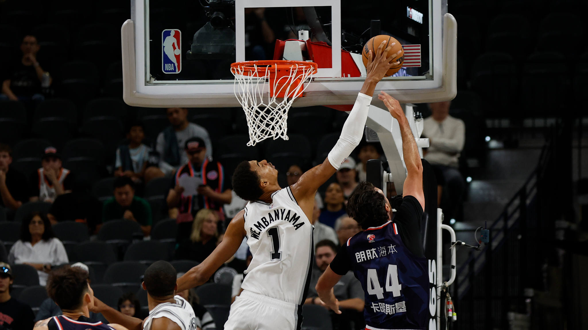 Wembanyama shines in San Antonio's preseason win over CBA's Guangzhou