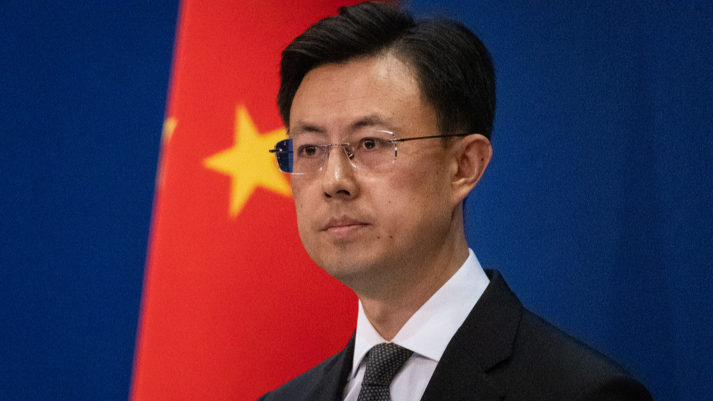 Chinese Ministry of Foreign Affairs spokesperson Guo Jiakun participates in a press conference in Beijing, China, 23 June 2025. /VCG