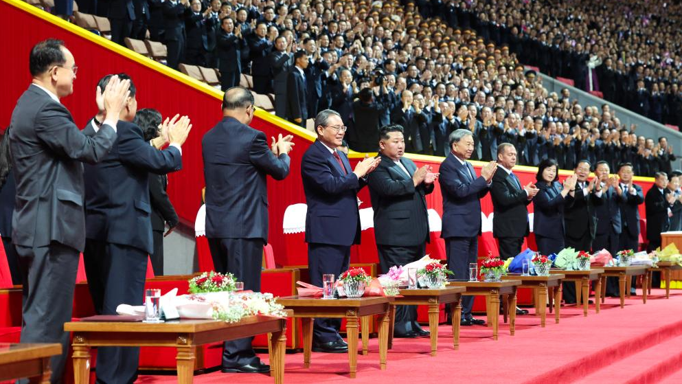 Li Qiang attends 80th anniv. celebrations of Workers' Party of Korea