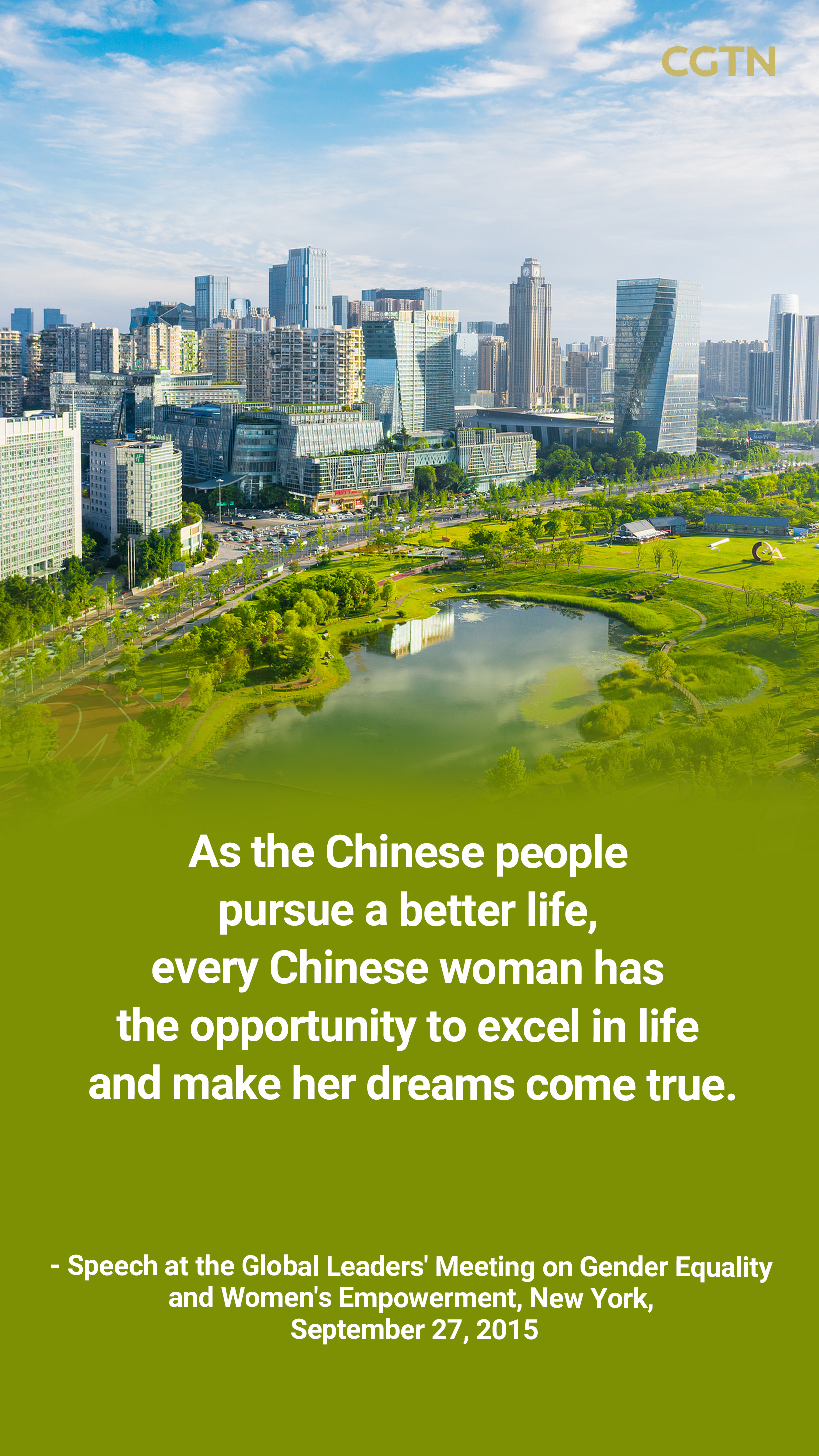 President Xi Jinping's key quotes on advancing women's causes