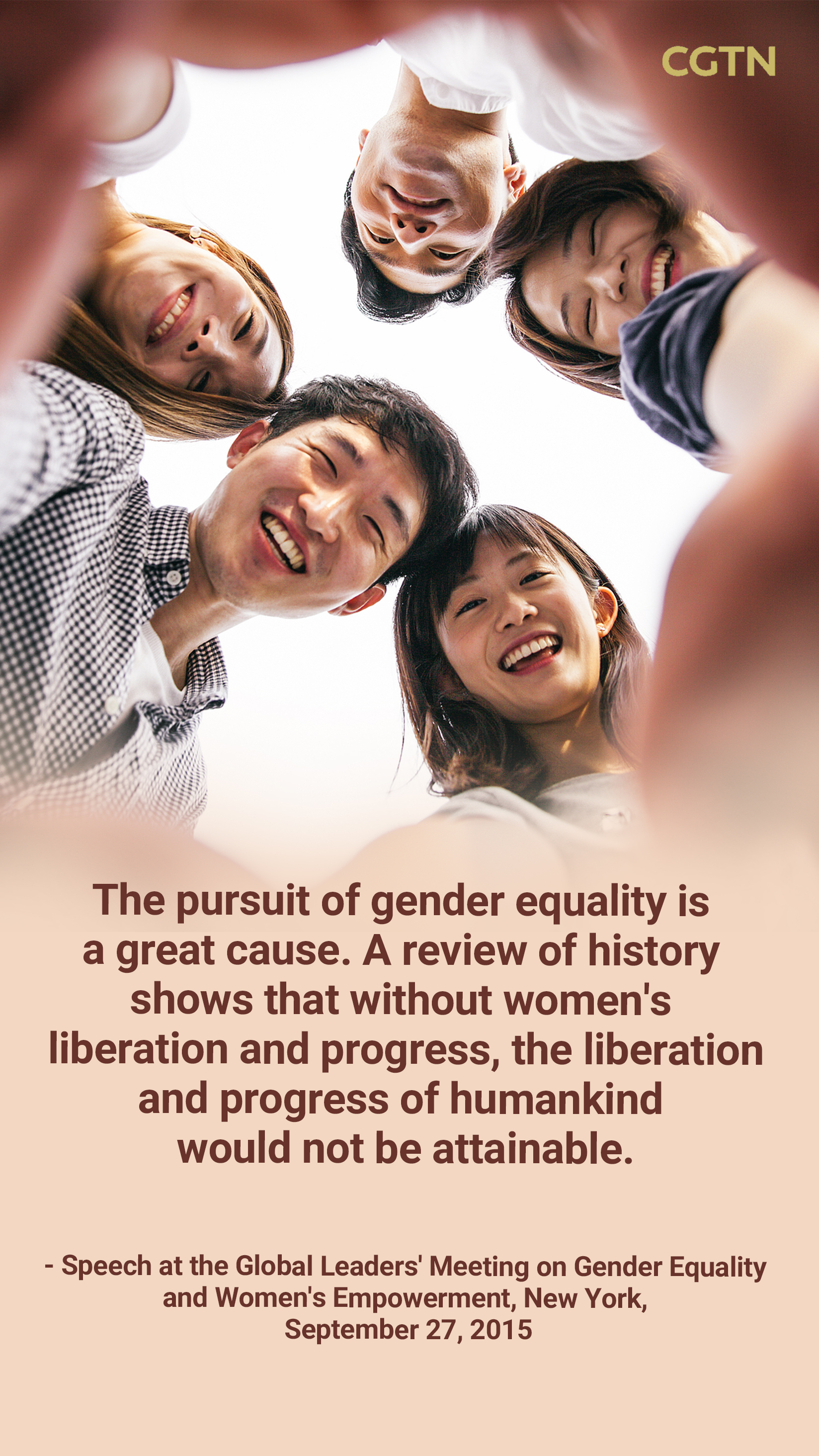 President Xi Jinping's key quotes on advancing women's causes