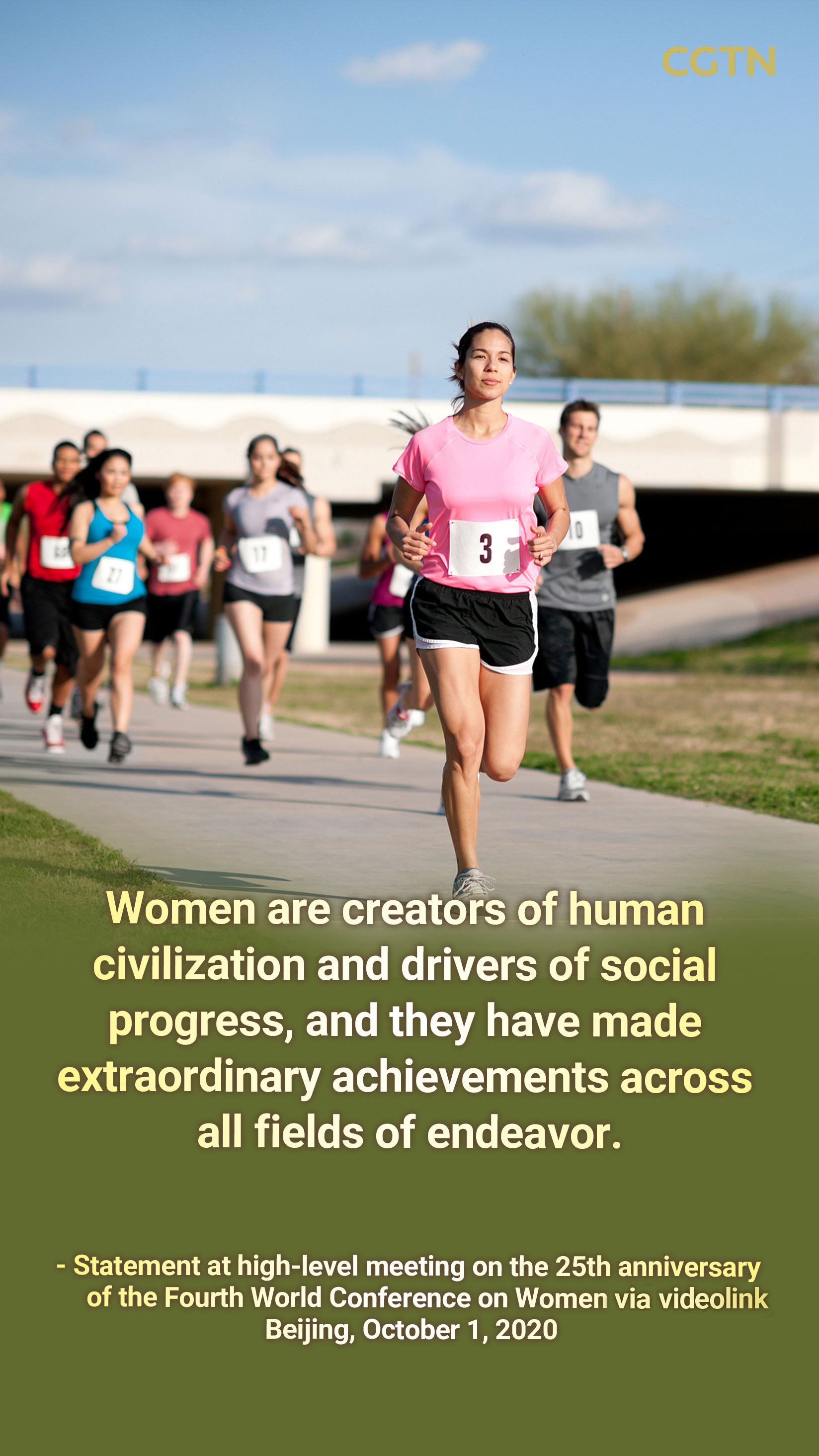 President Xi Jinping's key quotes on advancing women's causes