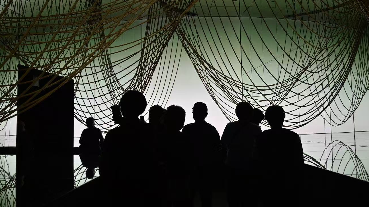 The renewable energy process inside the Japan Pavilion. / CGTN