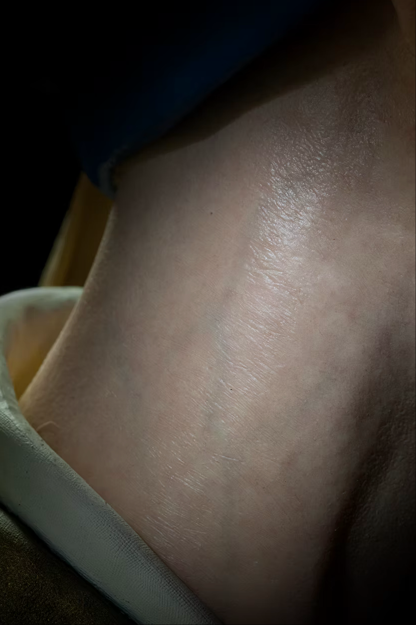 Details of a bionic humanoid robot. /AheadForm Technology