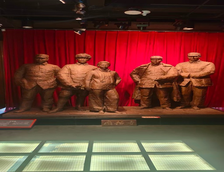 The original forefathers of the former Changchun Film Studio stand proud. /Photo provided to CGTN