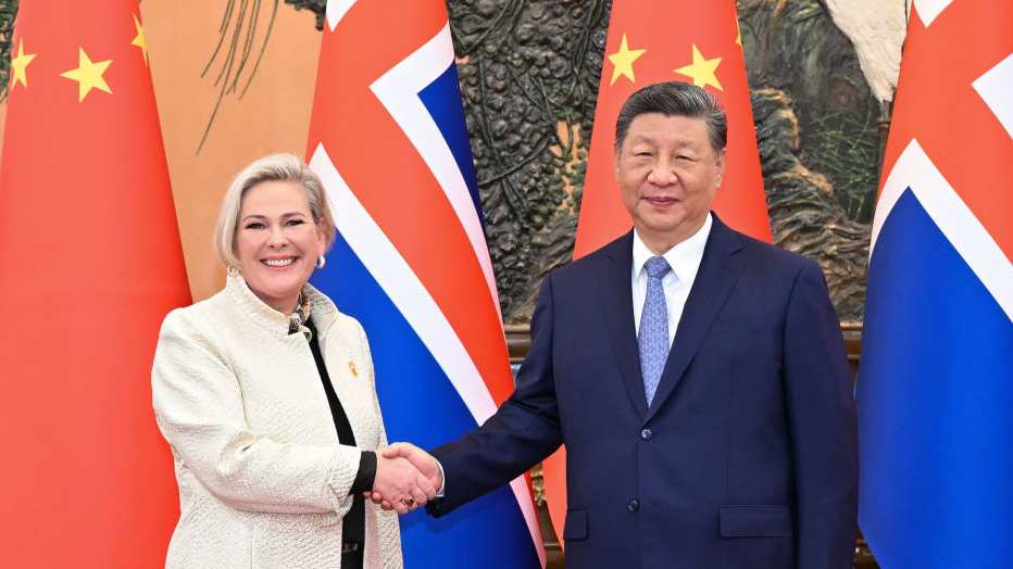 Chinese, Icelandic leaders vow to boost cooperation