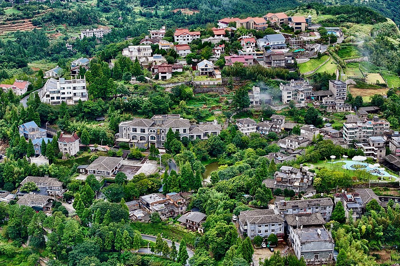 The aerial view of Kuliang in Fuzhou, Fujian Province, China, August 21, 2025. /VCG 