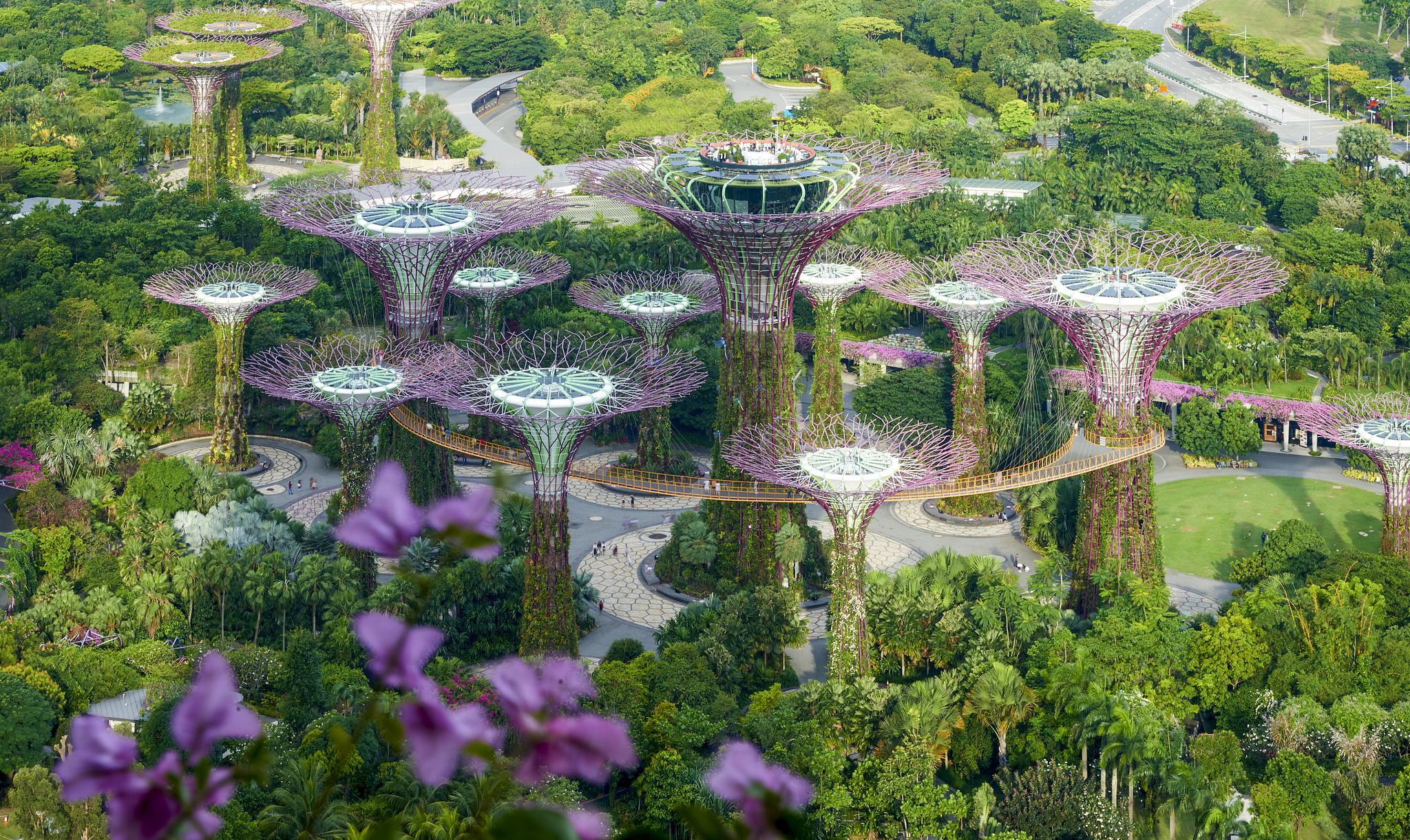 The Gardens by the Bay in Singapore. /VCG
