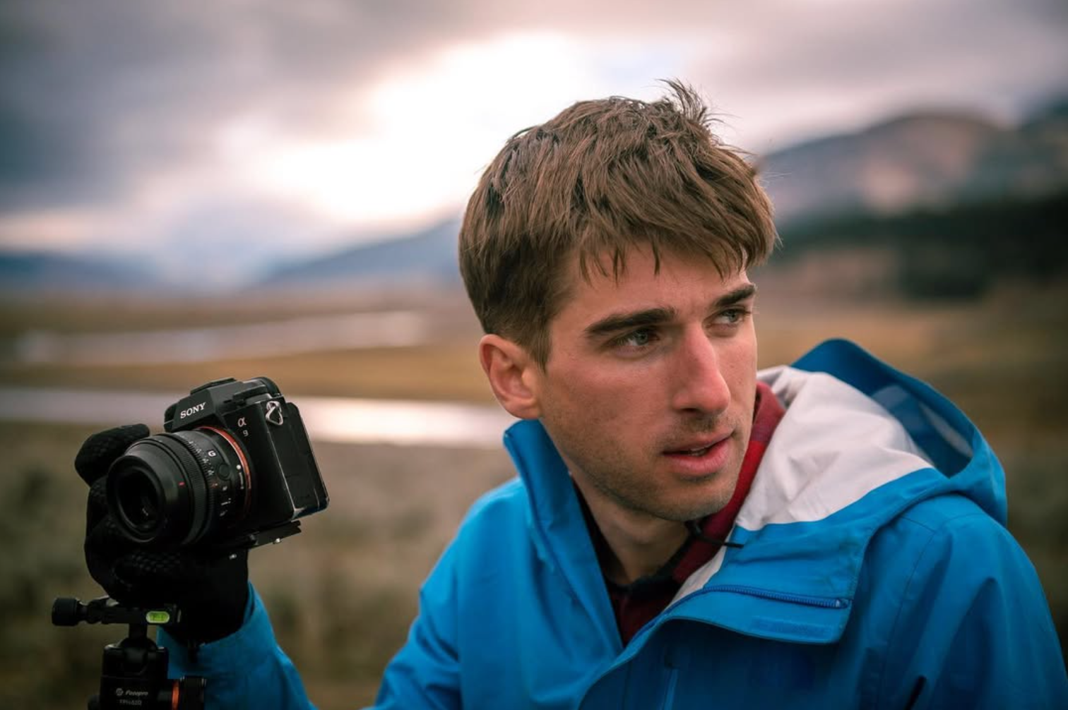 A photo of Kyle Obermann with a camera. /Kyle Obermann's social media account