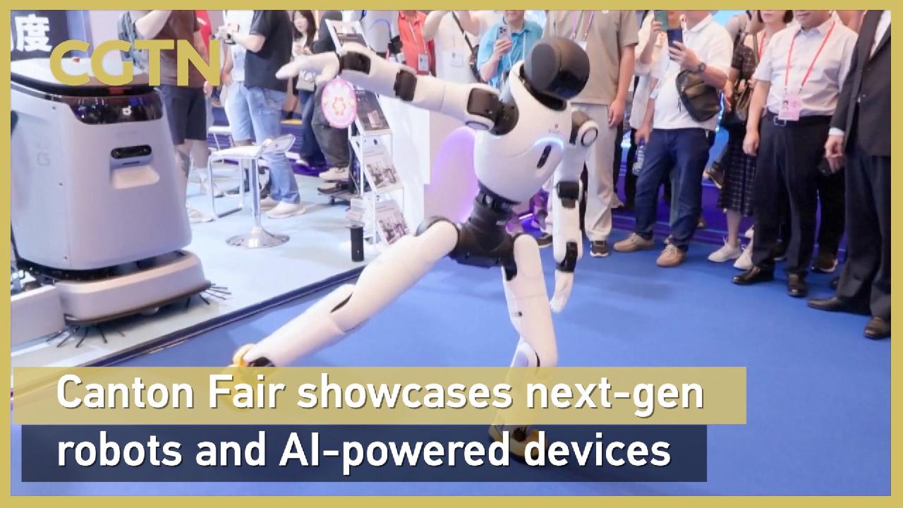 Canton Fair Showcases Next gen Robots And AI powered Devices CGTN canton-fair-showcases-next-gen-robots-and-ai-powered-devices-cgtn