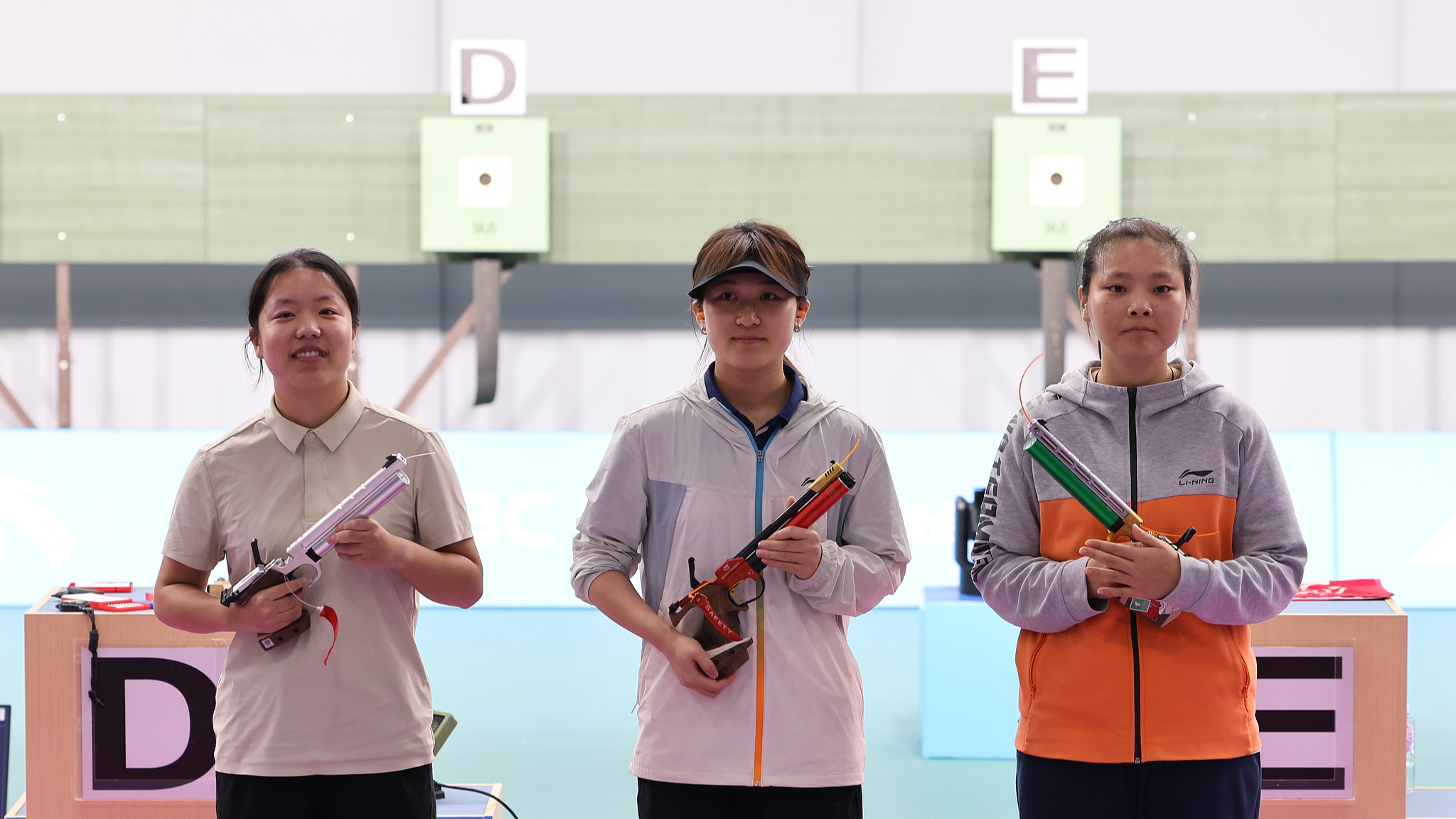 Guangxi's Tang Xiao wins women's 10m air pistol gold at National Games