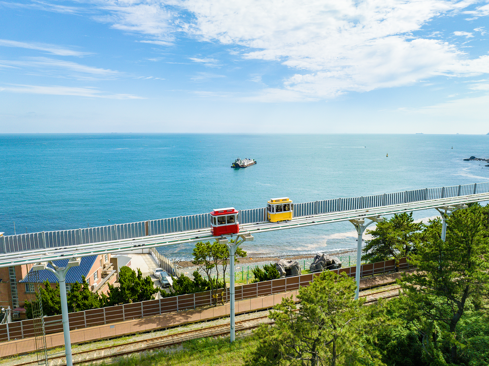 Haeundae Beach in Busan, South Korea. /VCG