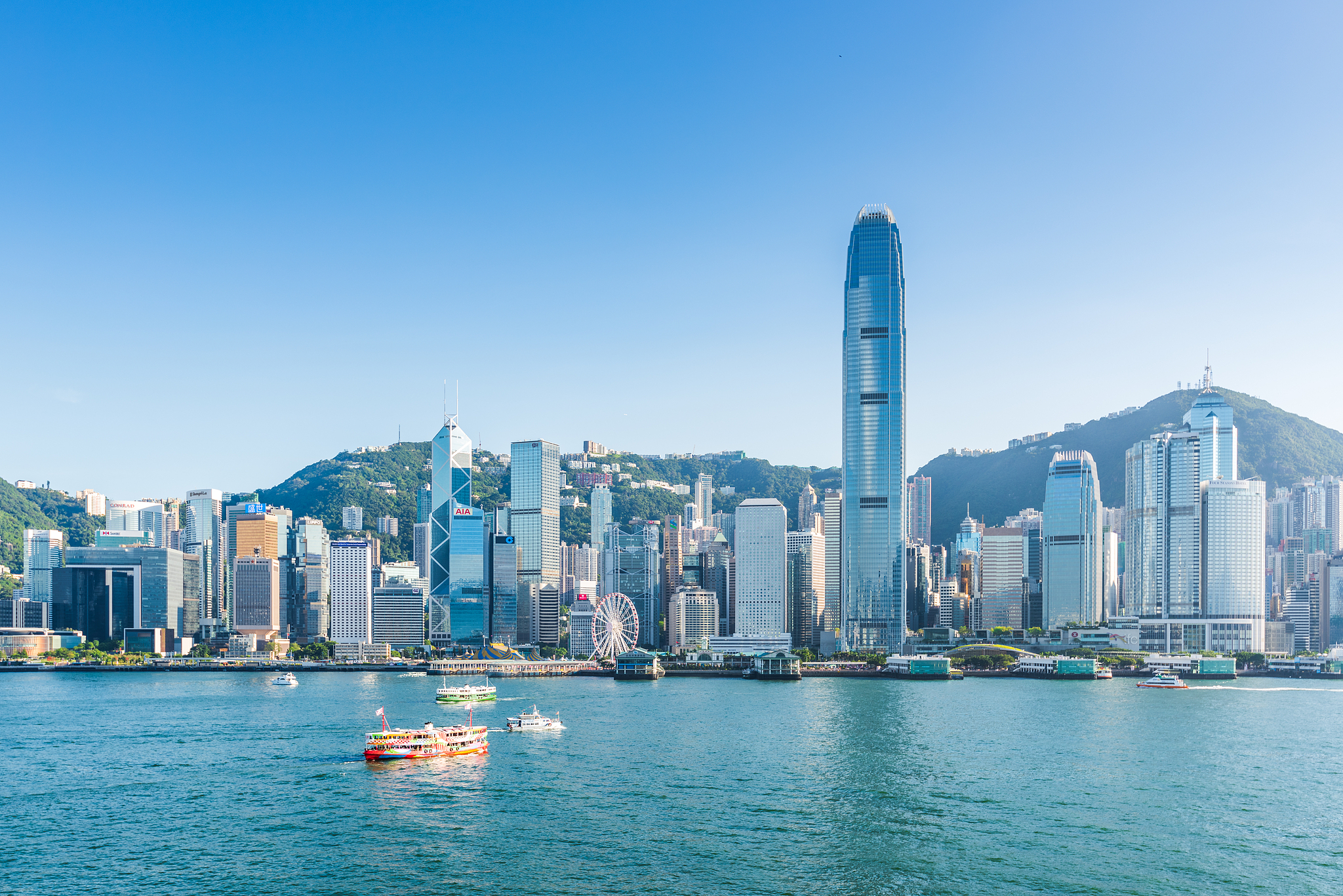 The Victoria Harbour in Hong Kong, China. /VCG
