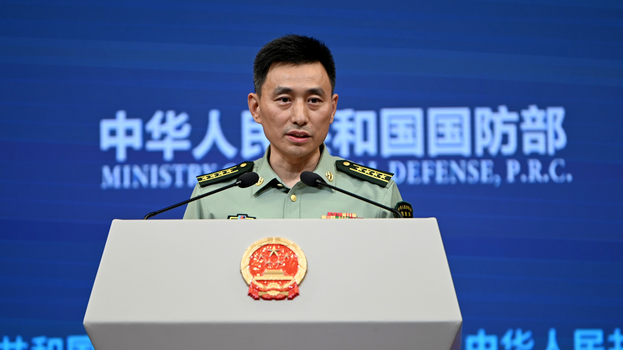Chinese defense ministry warns U.S. against arming Taiwan region