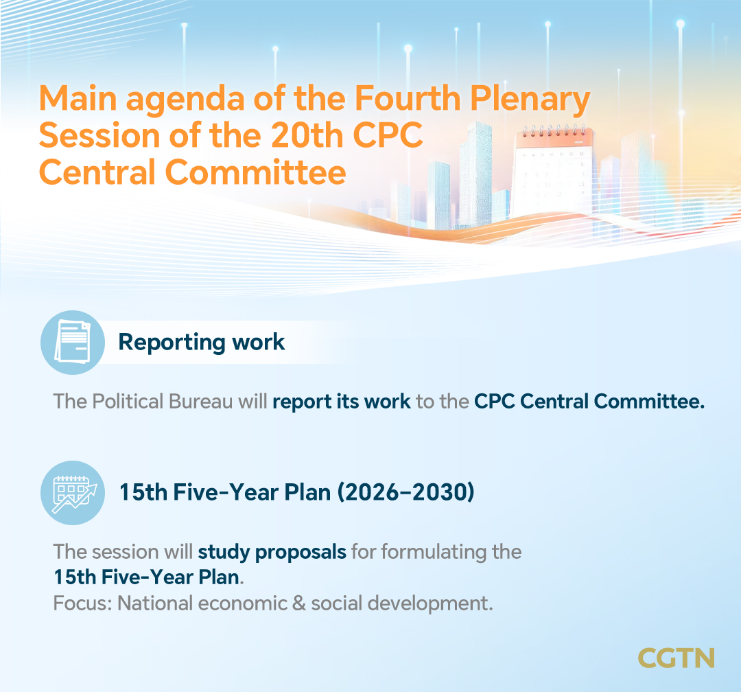 Graphics: Key facts about the Fourth Plenary Session of the 20th CPC Central Committee