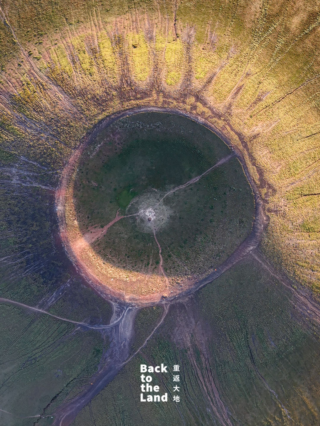 Lava plateaus and cones rise out from the expansive grasslands of Ulanqab, Inner Mongolia Autonomous Region. /CGTN