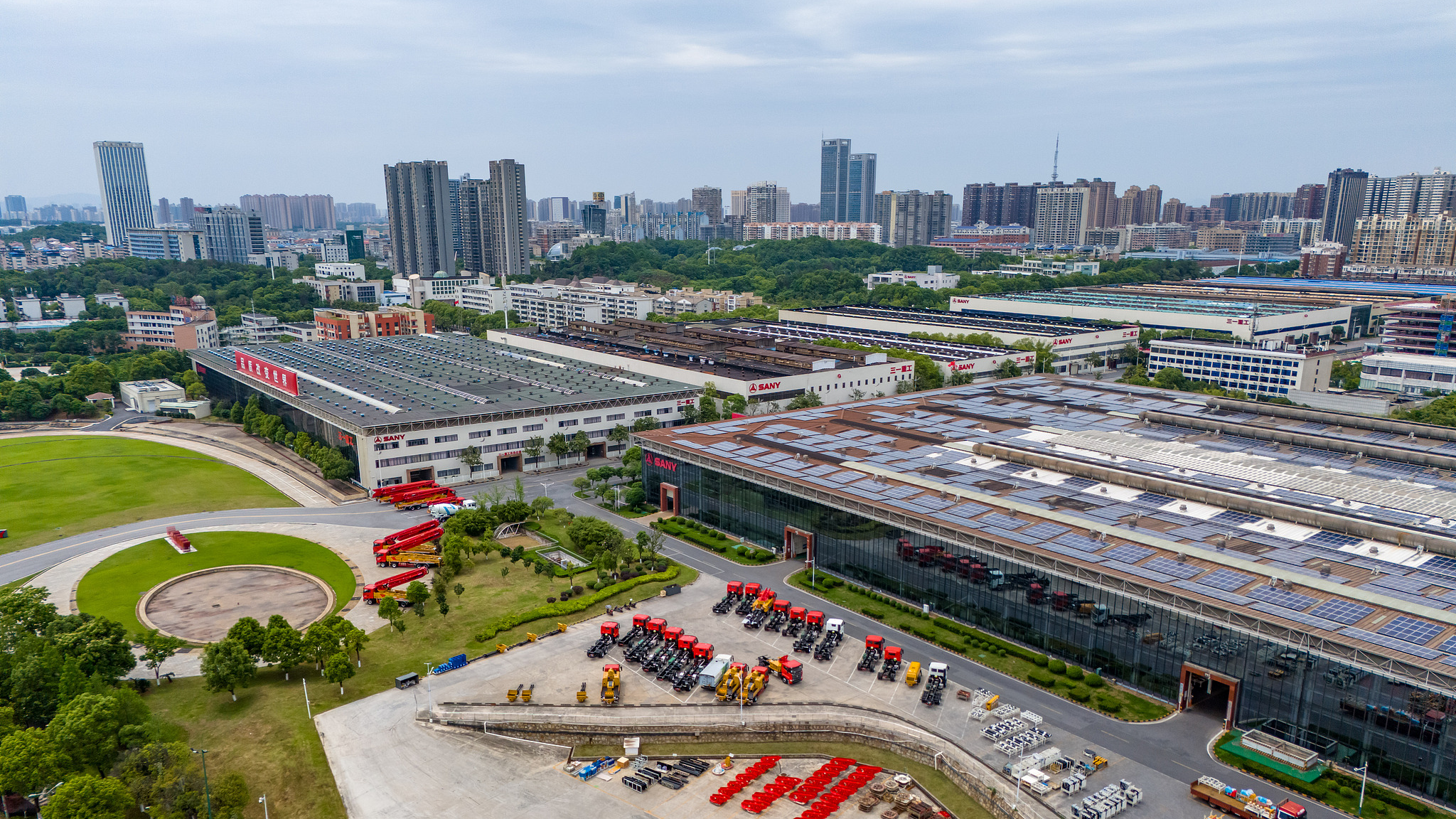 View of an industrial park in Changsha, China's Hunan Province, July 11, 2025. /VCG