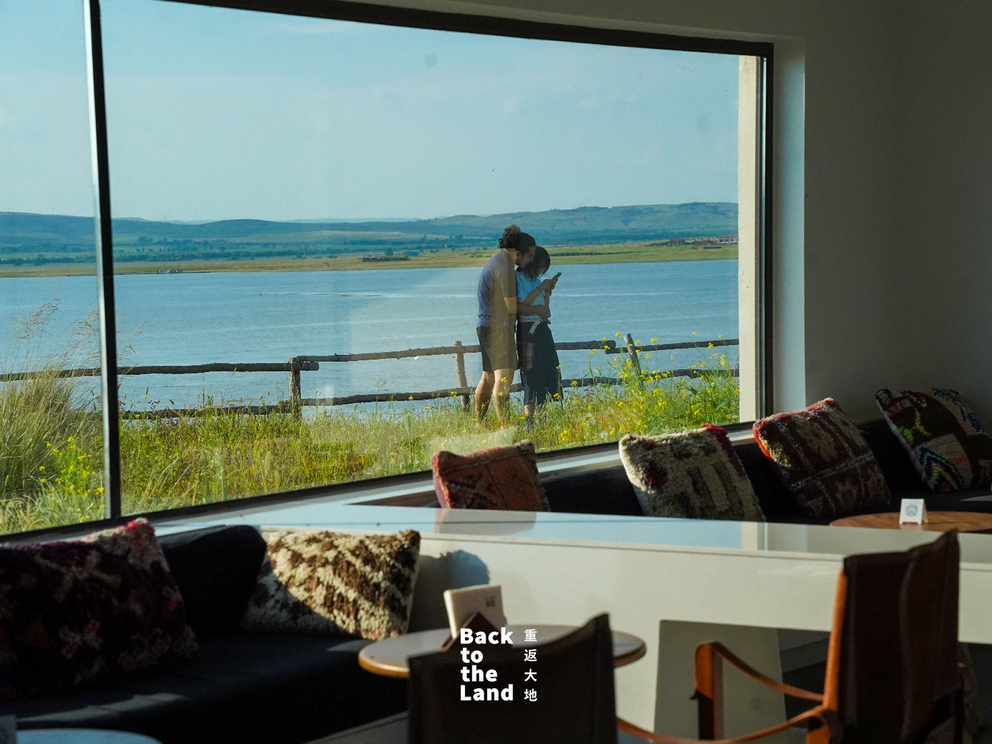 Laoli Lake, located in Ulanqab, Inner Mongolia, reflects the sky and steppe in perfect stillness. /CGTN