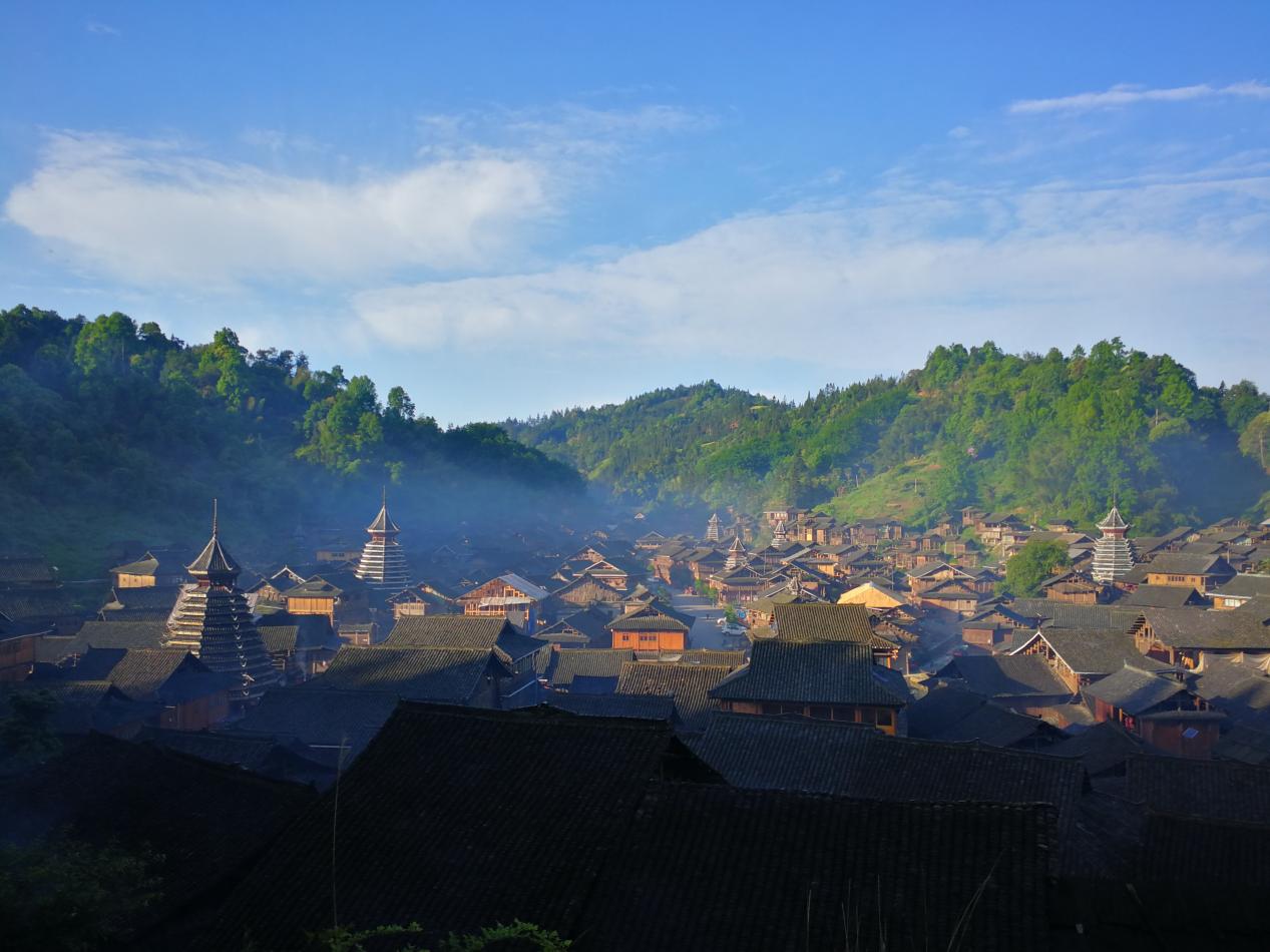 Huanggang Village in Guizhou Province, southwest China. /China Daily