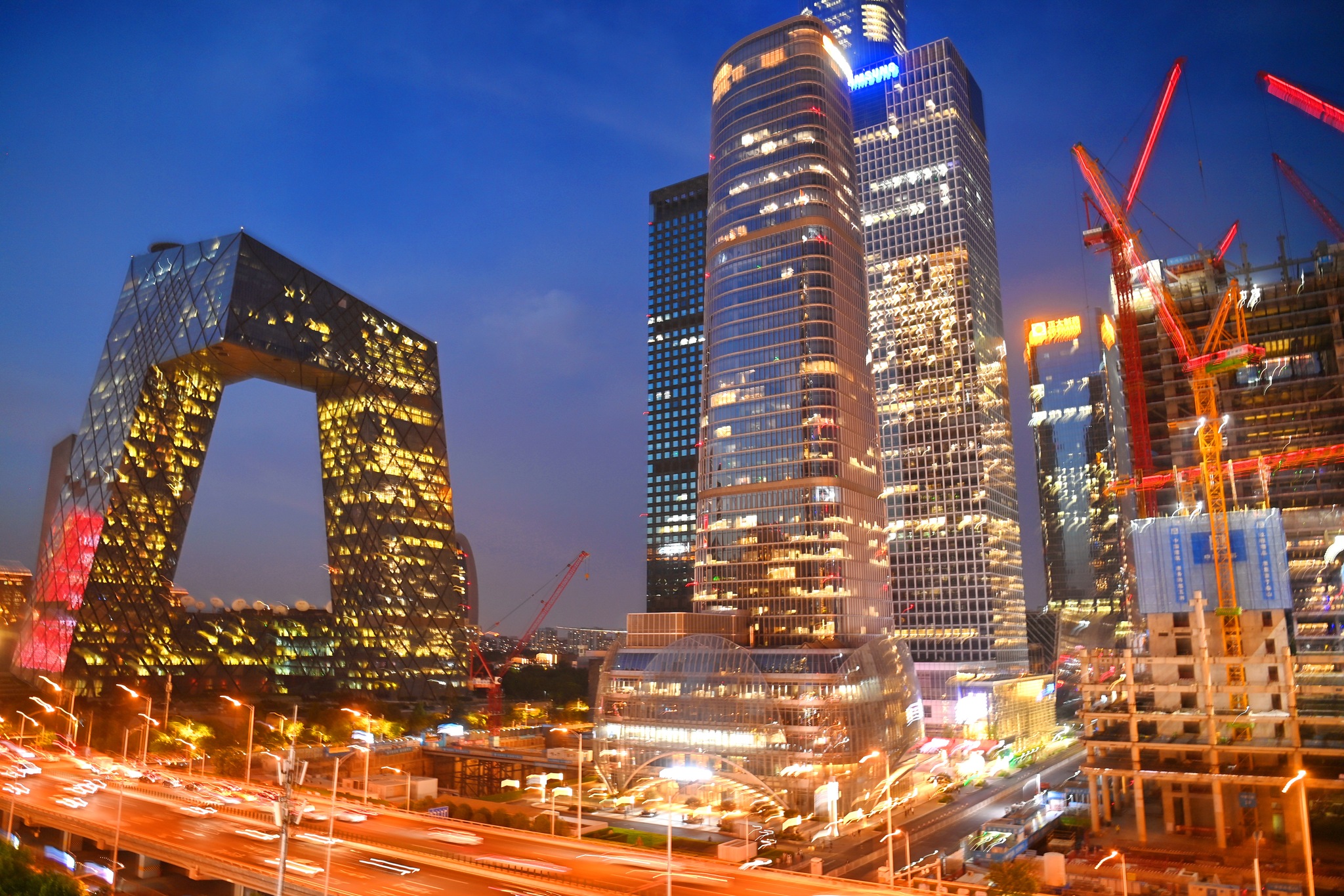The Central Business District, a frontier of China's capital's opening-up and a key window for international exchange, is a complex of buildings gleaming with light in this photo from June 25, 2024. /Photo: VCG