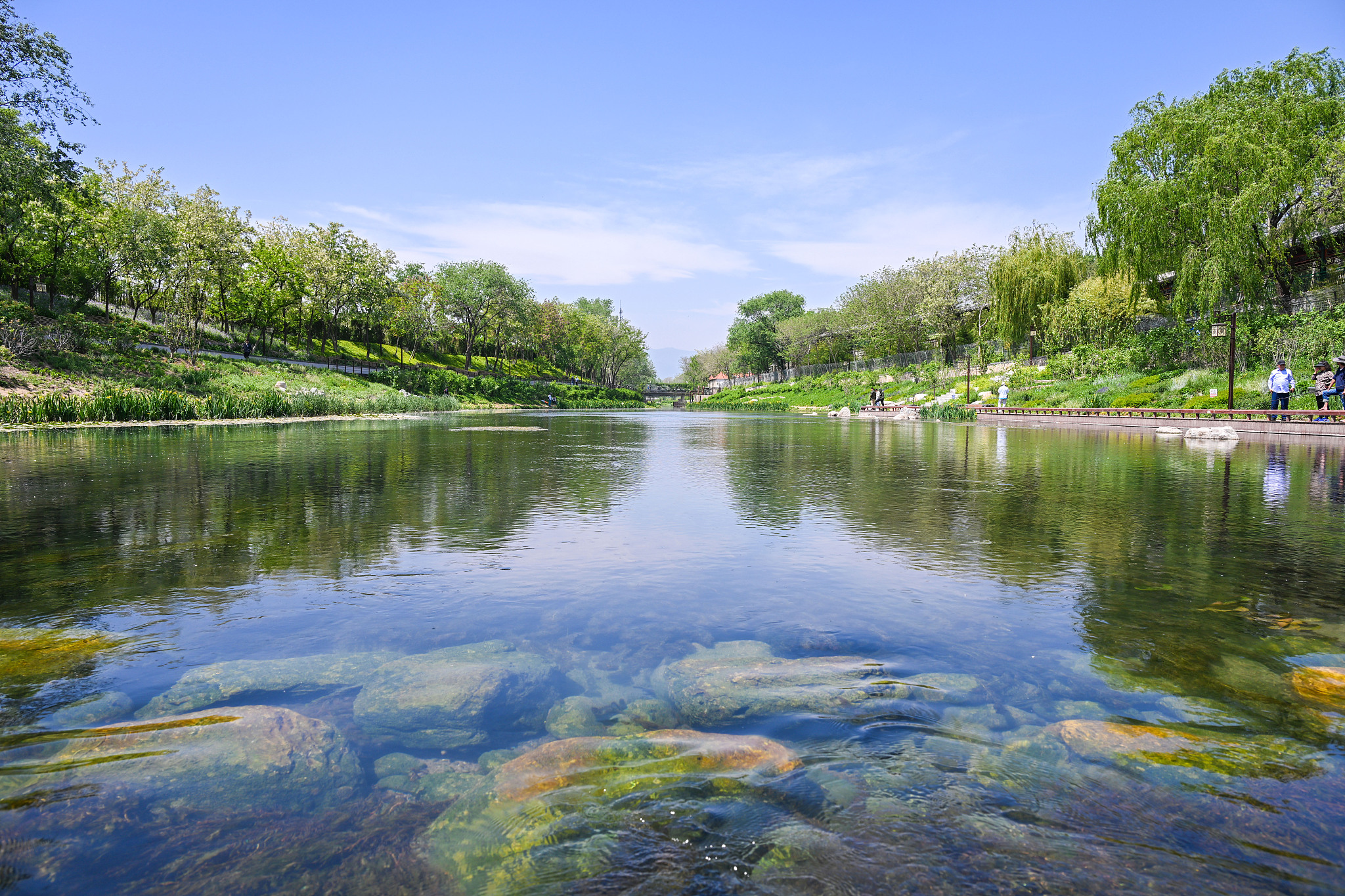 The Yongding River, Beijing, China, April 29, 2025. /VCG