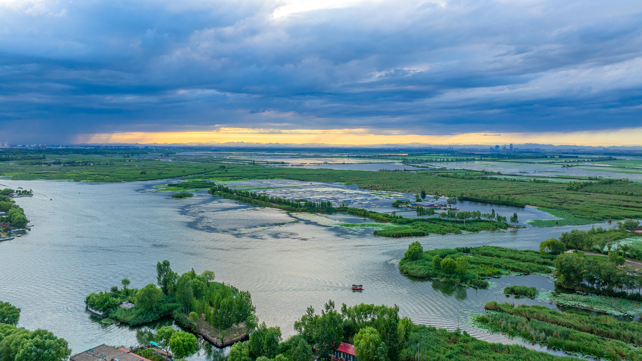 Baiyangdian, Xiongan New Area, Hebei Province, north China, July 5, 2025. /VCG