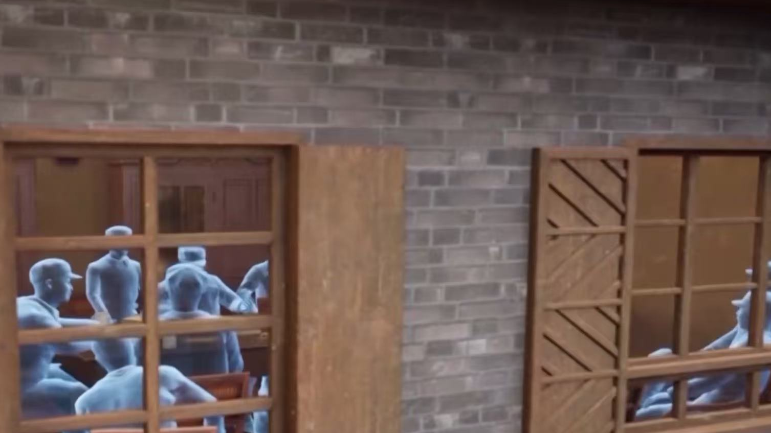 Technology is used to recreate historic scenes at the Zunyi Conference Memorial Hall in southwest China's Guizhou Province. /CMG