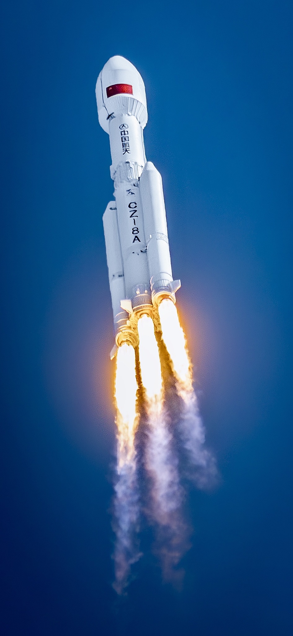 A Long March-8A carrier rocket carrying a group of low Earth orbit satellites, blasted off from the Hainan commercial spacecraft launch site in south China's Hainan Province, July 30, 2025. /VCG