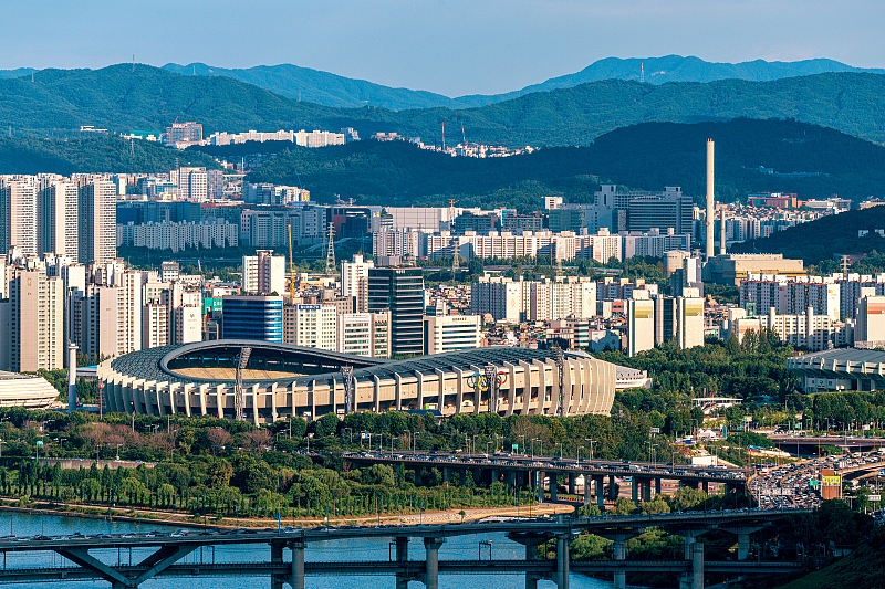 A view of the Jamsil Olympic Stadium in Seoul, South Korea. /VCG 
