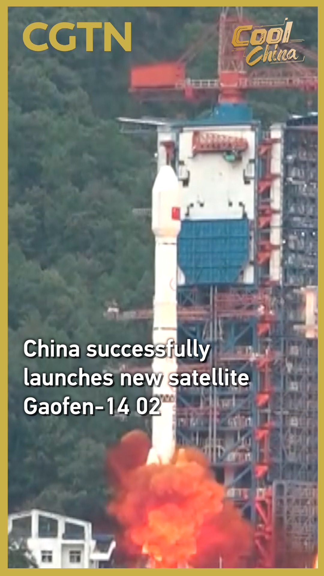 China successfully launches new satellite Gaofen-14 02