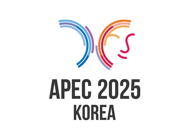 The official logo of the 32nd APEC Economic Leaders' Meeting. /Golden City Gyeongju