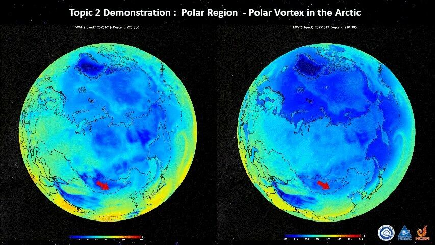 An observation of the Arctic polar vortex. /China Meteorological Administration