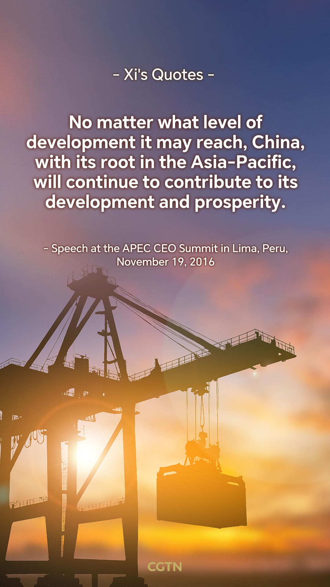 President Xi Jinping's key quotes on advancing Asia-Pacific cooperation