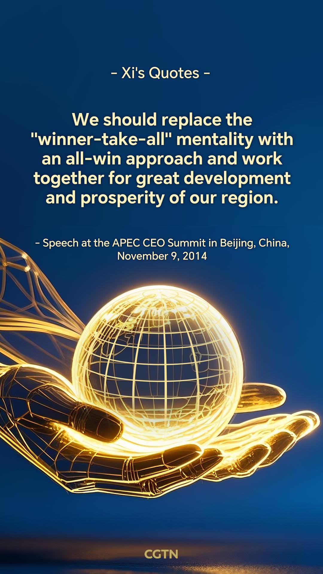 President Xi Jinping's key quotes on advancing Asia-Pacific cooperation