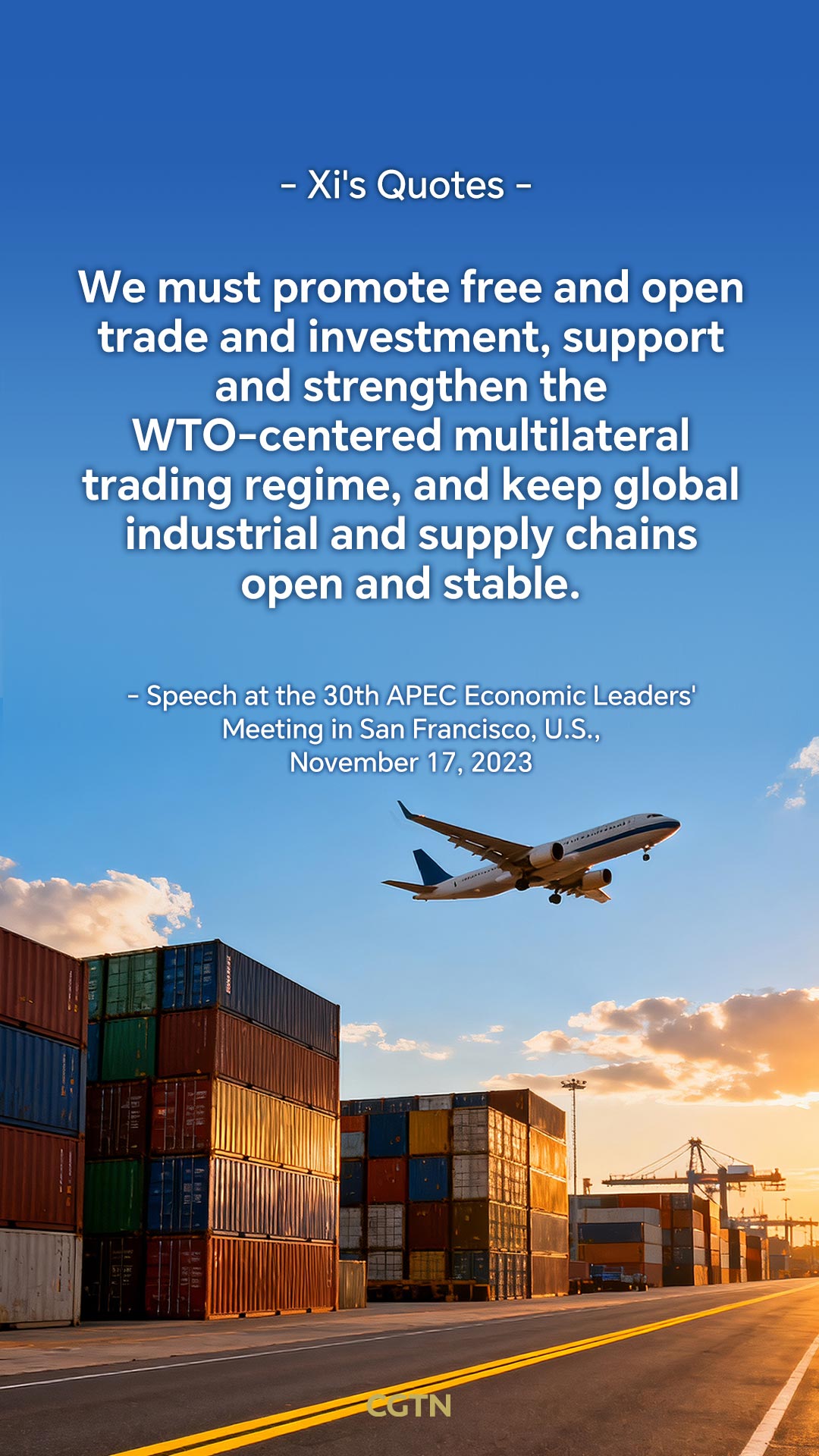 President Xi Jinping's key quotes on advancing Asia-Pacific cooperation