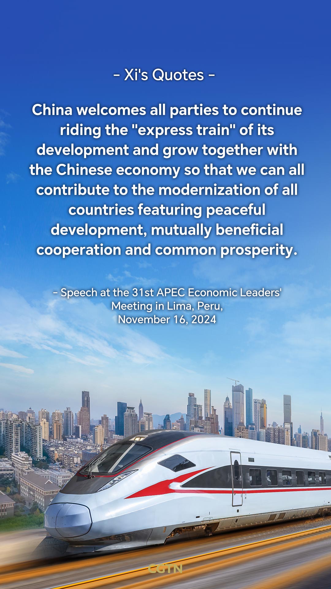 President Xi Jinping's key quotes on advancing Asia-Pacific cooperation