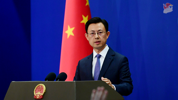 File photo of Chinese Foreign Ministry Spokesperson Guo Jiakun. /Chinese Foreign Ministry 