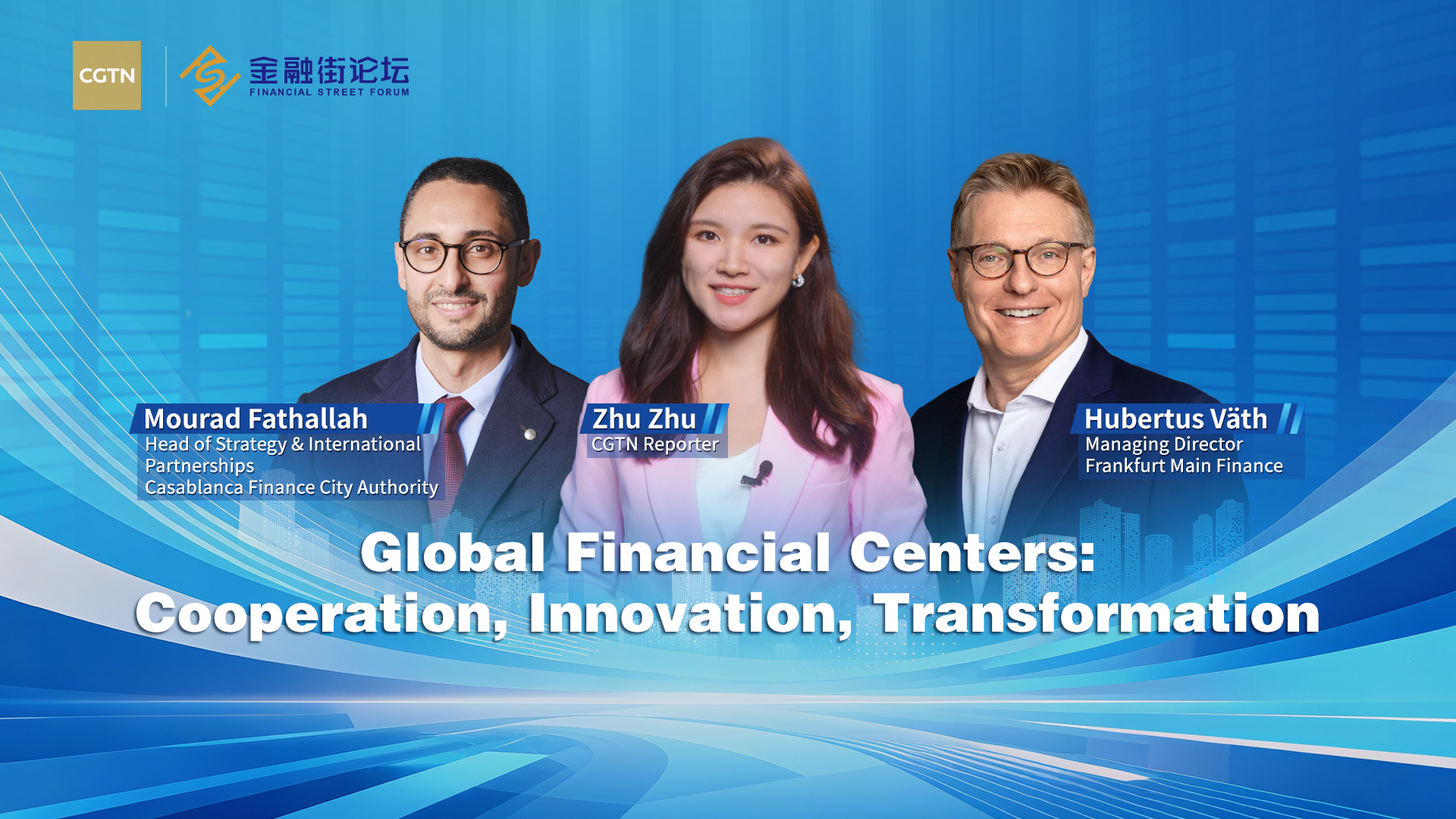 Live: Financial centers – cooperation, innovation, transformation