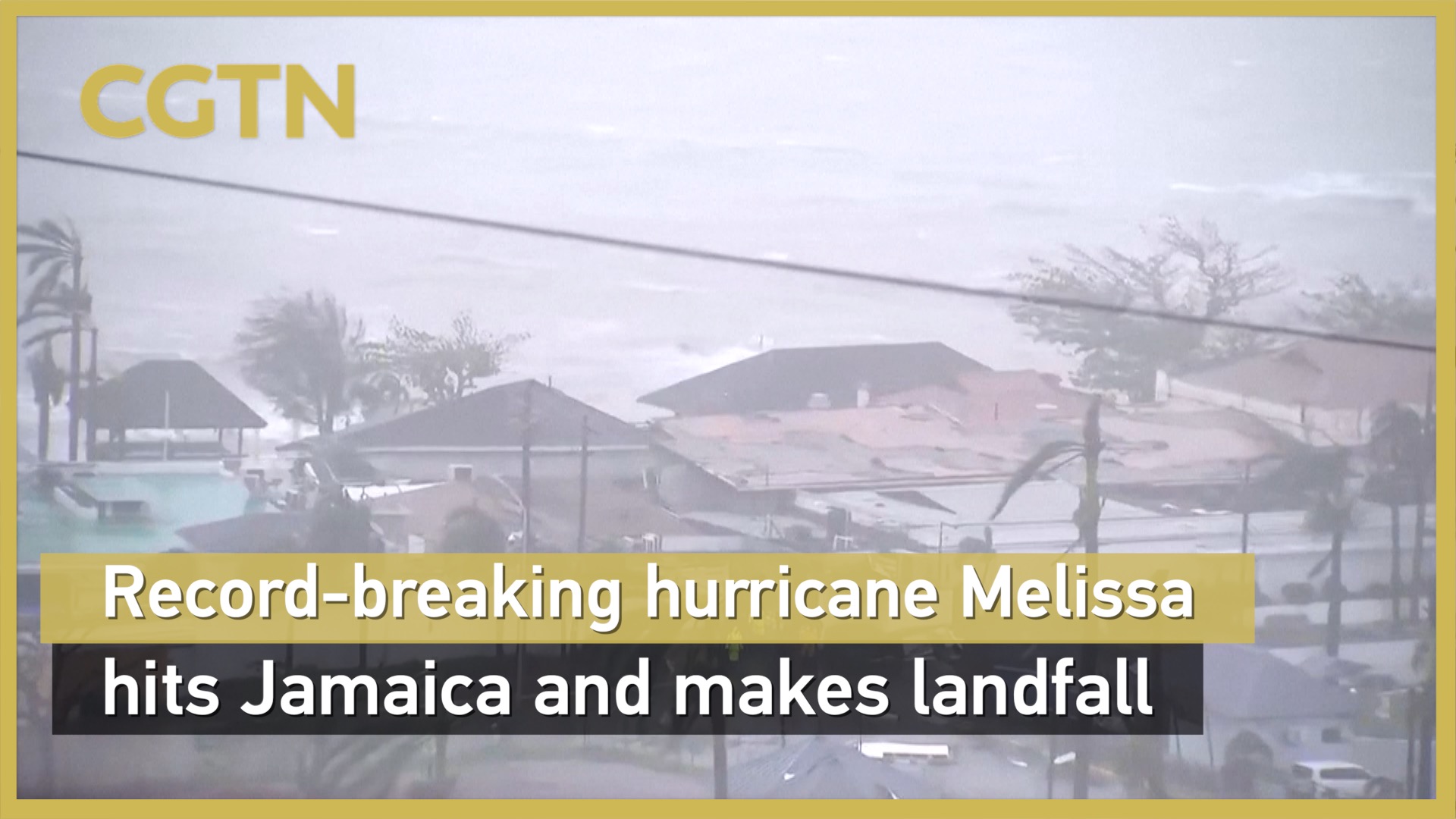 Record-breaking hurricane Melissa hits Jamaica and makes landfall 