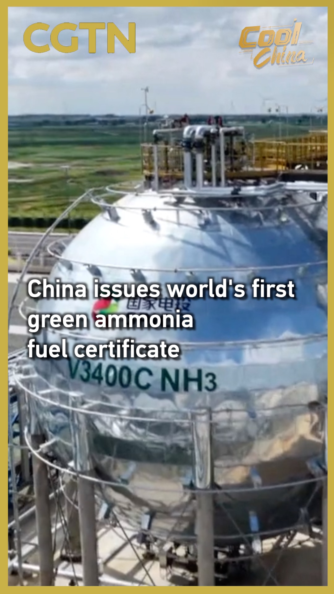 China issues world's first green ammonia fuel certificate