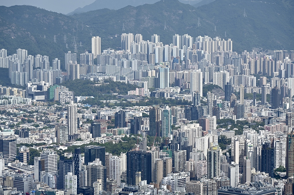 View of buildings on Hong Kong SAR, October 25, 2024. /CFP