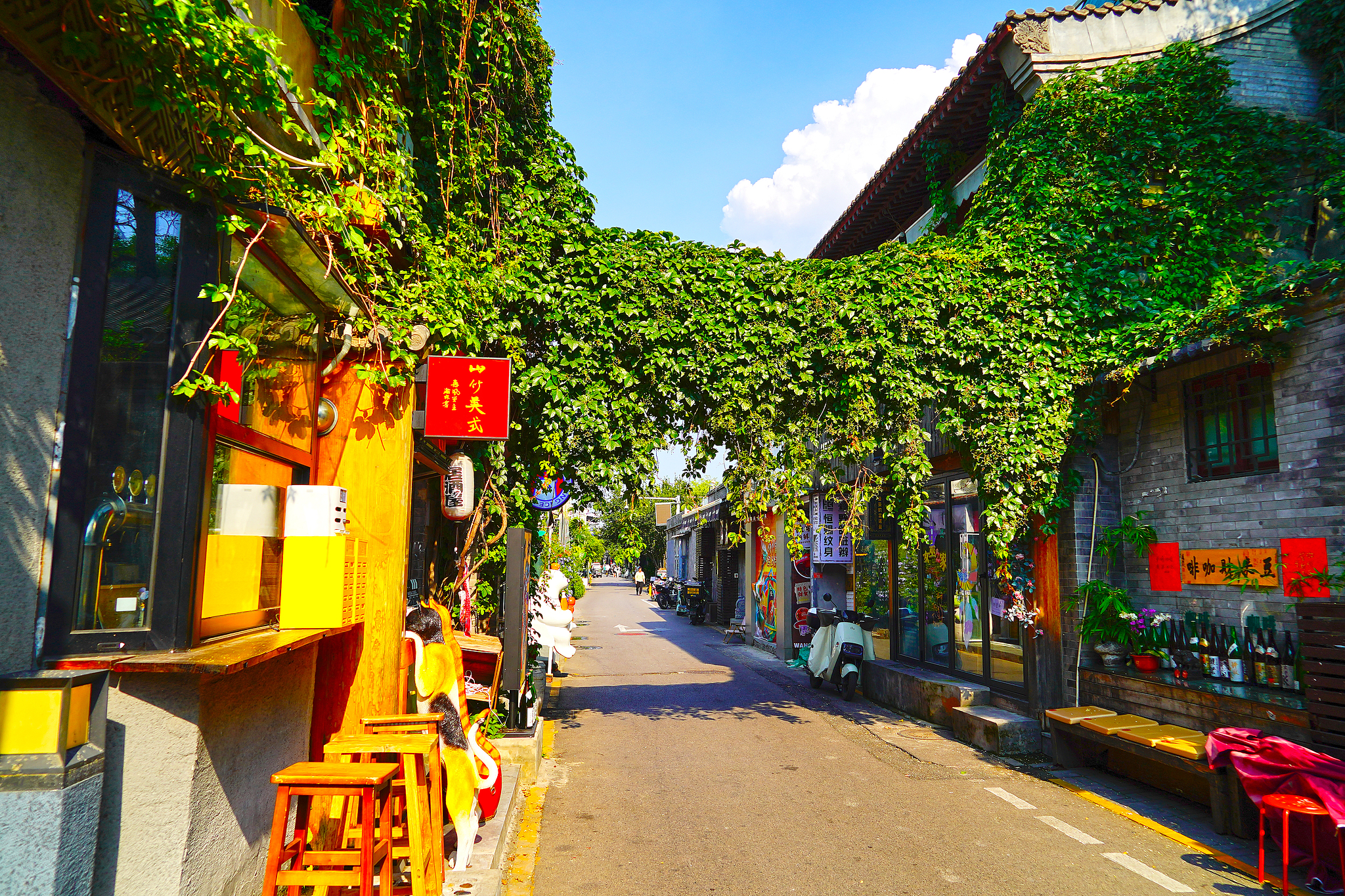 A view of Wudaoying Hutong in Beijing, China. /VCG