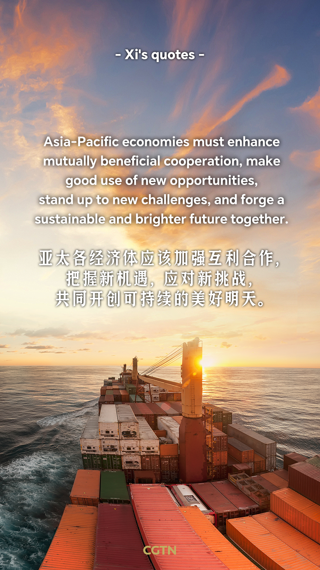 Key quotes from President Xi's remarks at second session of 32nd APEC Economic Leaders' Meeting
