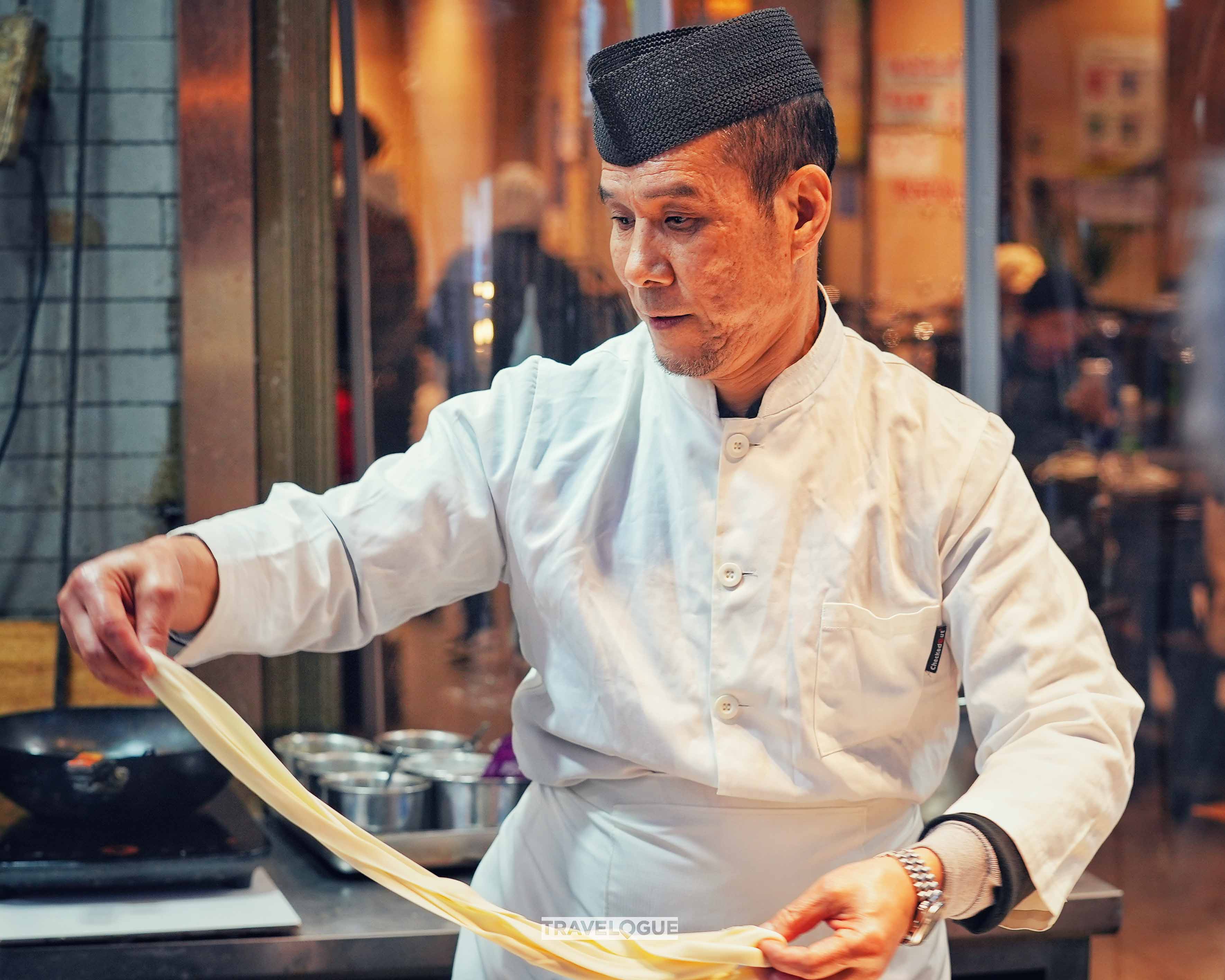 Belt-wide biangbiang noodles from Xi'an. /CGTN
