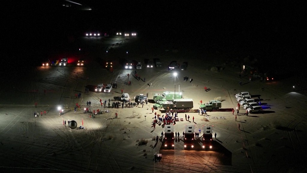 Comprehensive drills conducted at the Dongfeng landing site in north China's Inner Mongolia Autonomous Region, November 2, 2025. /VCG