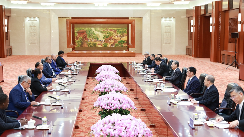 China says to work with Pacific island countries to expand cooperation