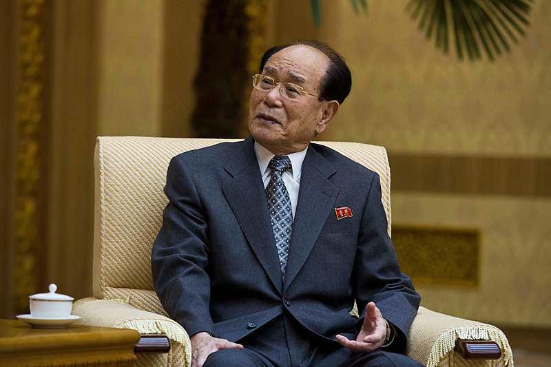 File picture of Kim Yong Nam, former chairman of the Standing Committee of the Supreme People's Assembly of the Democratic People's Republic of Korea. /VCG