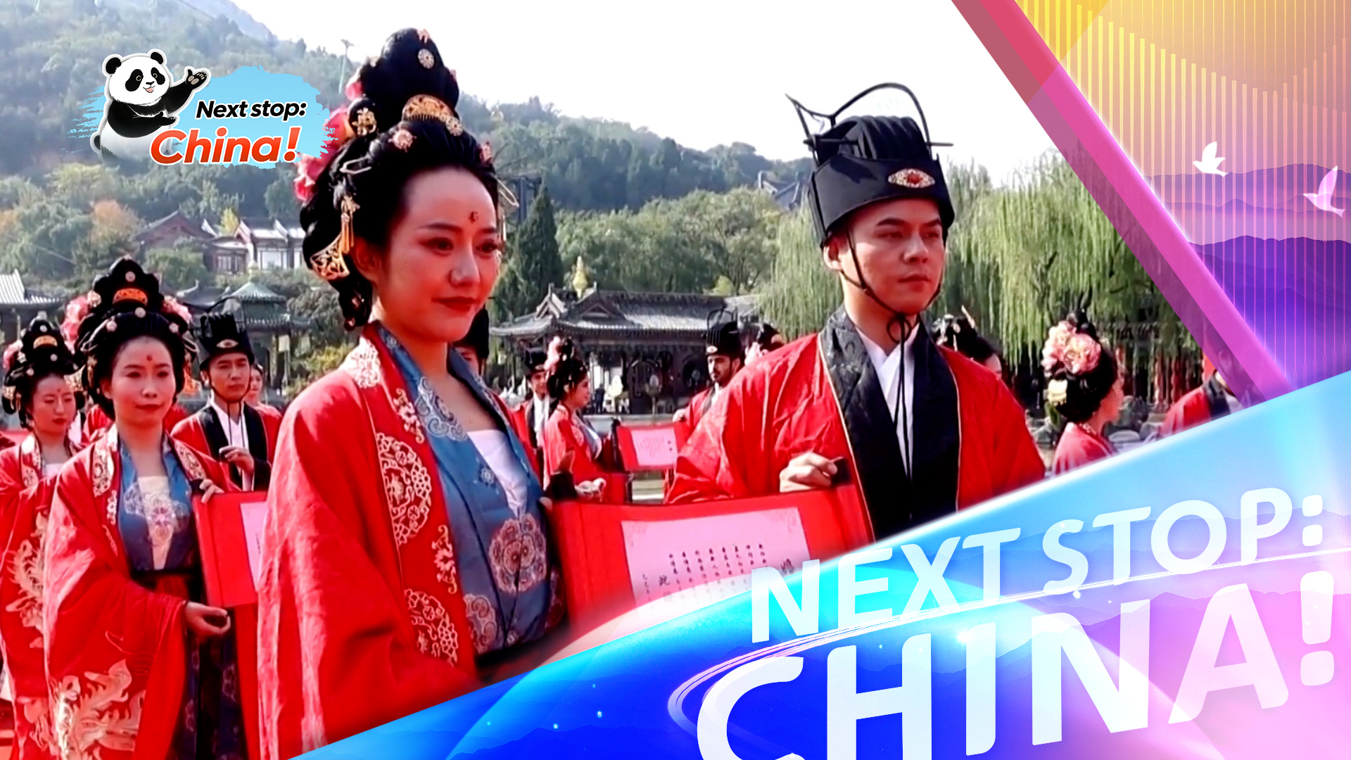 Grand hanfu wedding ceremony embraces traditional Chinese culture